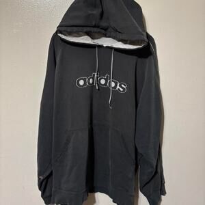 Vintage Y2K Adidas Faded Grunge Heavyweight Hoodie Size Men’s 2XL